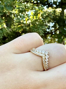 Christian counseling reminder: a crown ring representing worth, belonging, and freedom in Christ for every Daughter of the King.